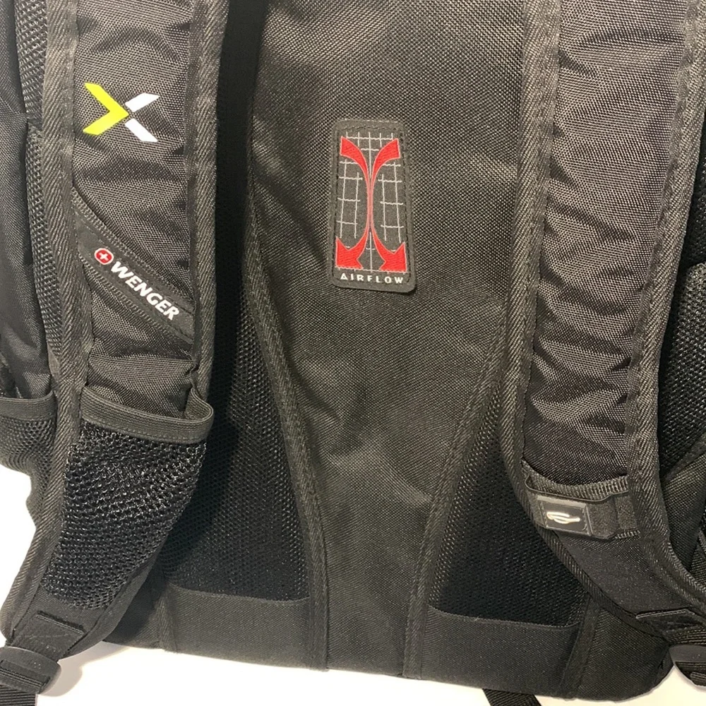 Wenger Swiss Army Backpack Laptop/Tablet Black Nutanix Logo Travel School Hiking